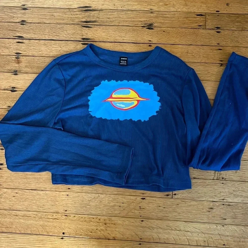 Solar long sleeve crop